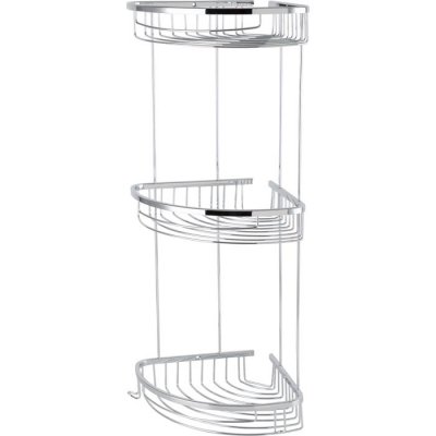 DESTİNA ÜÇLÜ SÜNGERLİK 19*19 CM KROM