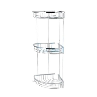 DESTİNA ÜÇLÜ SÜNGERLİK 22*22 CM KROM