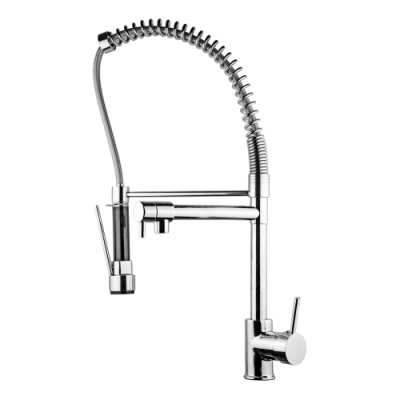 Double Outlet Mixing Industrial Kitchen Faucet