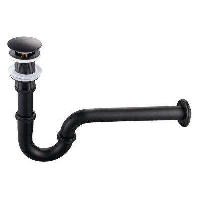 SİYAH S LAVABO SİFONU