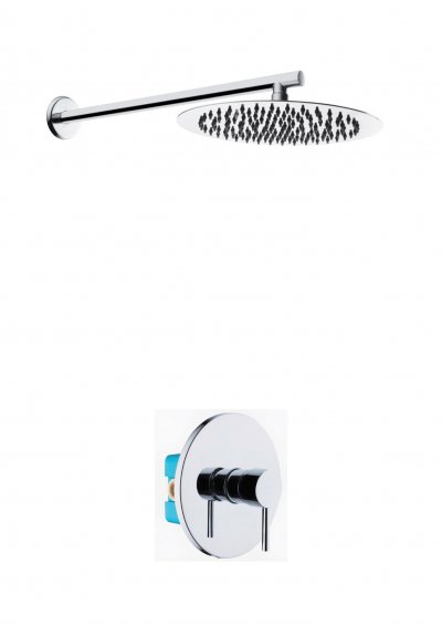 Oval One-way Concealed Shower Set